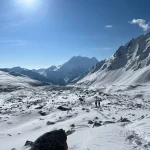 Manaslu Circuit Trek, Larke pass 5106m, Mt. Manaslu